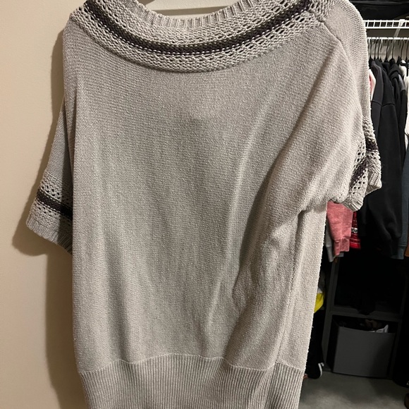 Design History Slouch Knit Sweater, Grey, M - Picture 3 of 3